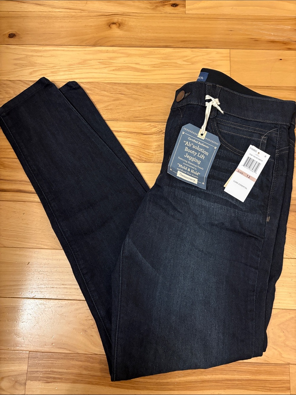 Democracy Absolution Core Essential Dark Blue Booty Lift Jegging (size 12)